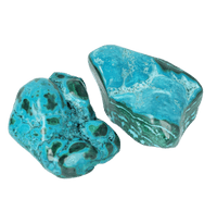 Malcholla werking en betekenis - Krachtige synergie van Malachiet en Chrysocolla | Edelstenen Webwinkel - Webshop Danielle Forrer