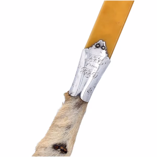 Victorian Deer Hoof-Hafted Page Turner