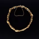 9ct Gold Aquamarine Bracelet