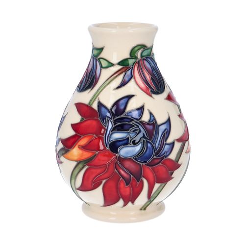 Moorcroft Ruby Red Vase by Emma Bossons image-1