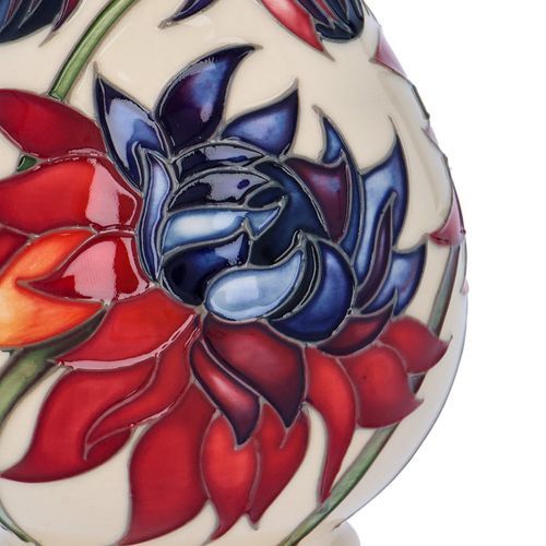 Moorcroft Ruby Red Vase by Emma Bossons image-3