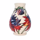 Moorcroft Ruby Red Vase by Emma Bossons