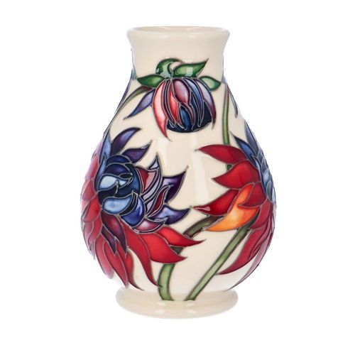 Moorcroft Ruby Red Vase by Emma Bossons image-2