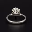 Art Deco 1930’s 18ct White Gold Cushion Cut Diamond Ring