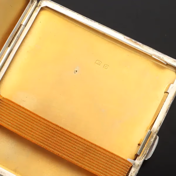 E J Trevitt Battle of Britain Silver Cigarette Case