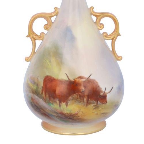 Royal Worcester H Stinton Vase image-2