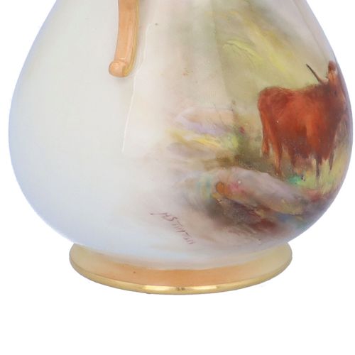 Royal Worcester H Stinton Vase image-3