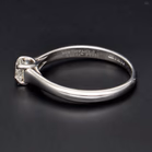 Tiffany Platinum Solitaire Diamond Ring