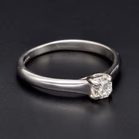 Tiffany Platinum Solitaire Diamond Ring