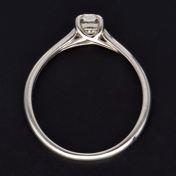 Tiffany Platinum Solitaire Diamond Ring
