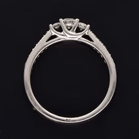 18ct White Gold Three-Stone Diamond Ring