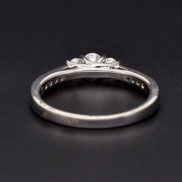 18ct White Gold Three-Stone Diamond Ring