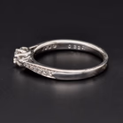 18ct White Gold Three-Stone Diamond Ring