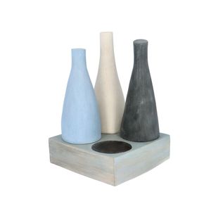 Ceramic Still Life Sculpture Four Elements by Ceramicist Gill White