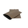 Papieren zakje-strepen-zwart-op-bruin-17x25-7027 - 360° presentation