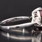 18ct Gold Rhodolite Garnet and Diamond Ring