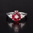 18ct Gold Rhodolite Garnet and Diamond Ring