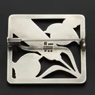 Georg Jensen Sterling Silver Birds in Wheat Brooch