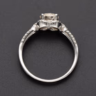 18ct White Gold Diamond Solitaire Ring