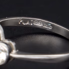 Platinum Aquamarine Diamond Ring
