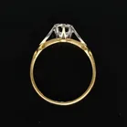 18ct Gold Diamond Ring. London 1973