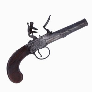 Flintlock Pocket Pistol by Thomas of London