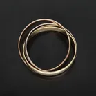 Cartier 18K Tri-Colour Gold Trilogy Bangle