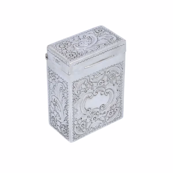 Silver Playing Card Case