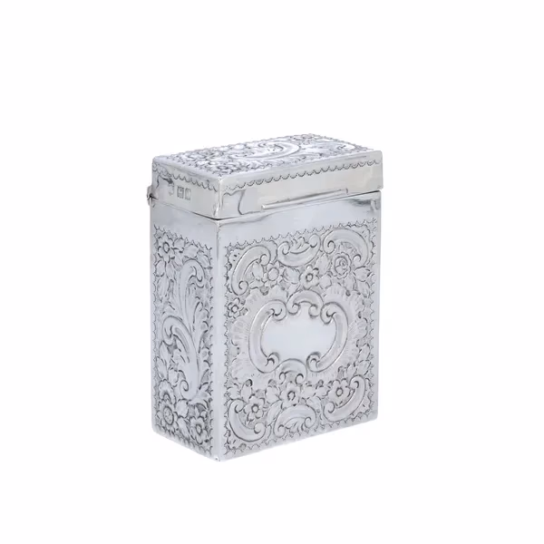 Silver Playing Card Case