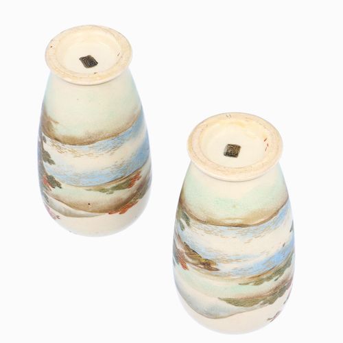 Pair of Miniature Satsuma Vases image-4
