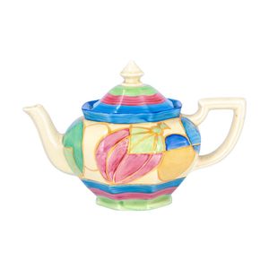 Clarice Cliff Pastel Melon Athens Teapot