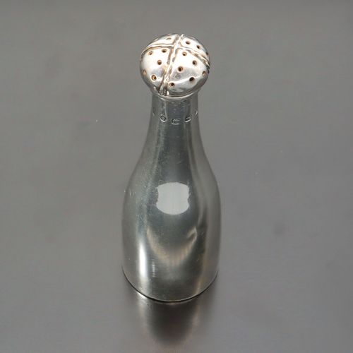 Silver Champagne Bottle Pepperette image-4