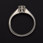 Platinum Diamond Solitaire Ring