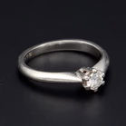 Platinum Diamond Solitaire Ring