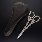 Antique Sterling Silver Grape Scissors
