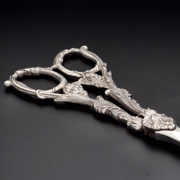 Antique Sterling Silver Grape Scissors