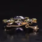 Late 19th Century Suffragette Gold Brooch
