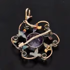 Late 19th Century Suffragette Gold Brooch