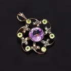 Late 19th Century Suffragette Gold Brooch