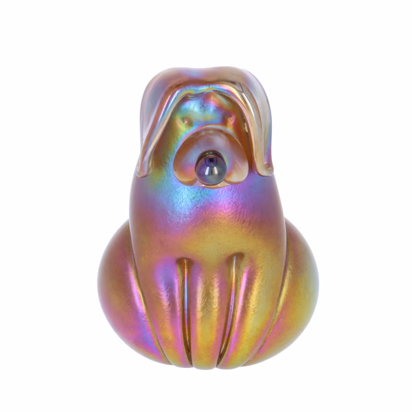 John Ditchfield Glasform Seated Dog