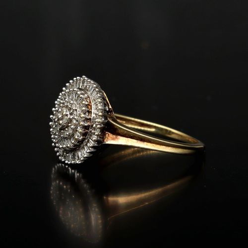 Gold 0.25ct Diamond Ring. image-3