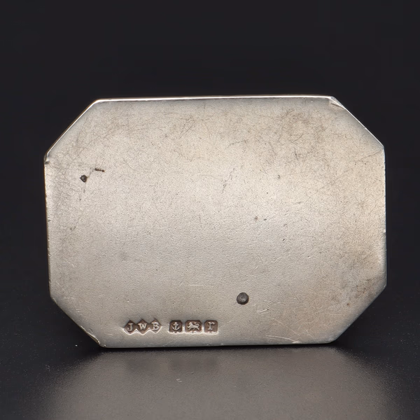 Silver Nautical Menu Holders