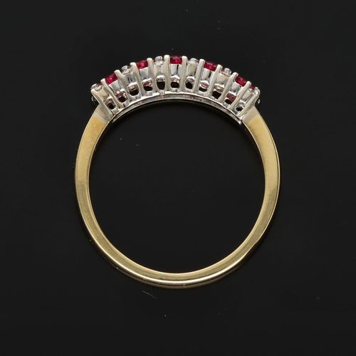 18ct Gold Ruby and Diamond Ring image-6