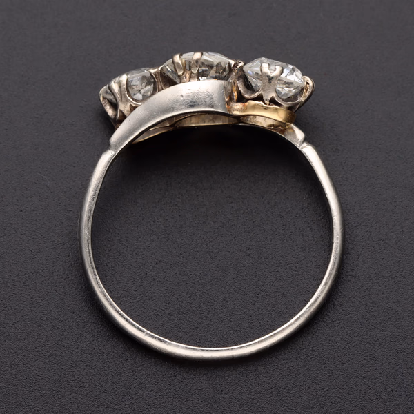 Platinum Three Stone Diamond Ring