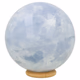 blauwe calciet 75mm - 360° presentation
