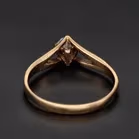 Gold 0.25ct Diamond Ring. Edinburgh 1980