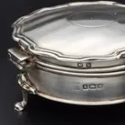 Antique Silver Ring Box