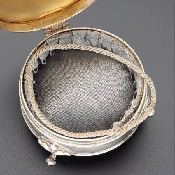 Antique Silver Ring Box
