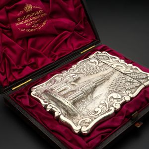 Victorian Silver Card Case