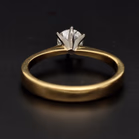 18ct Yellow Gold Diamond Solitaire Ring